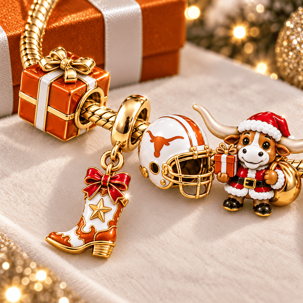 TLH Gold Charm Bracelet Set TTTT