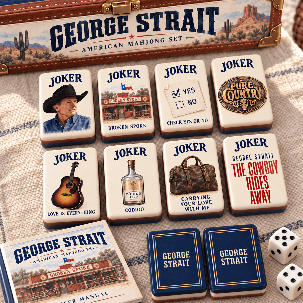 Premium GGST Mahjong Tiles Set TTMH