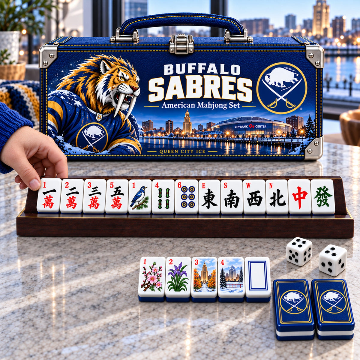Premium BSB Mahjong Tiles Set PVNA