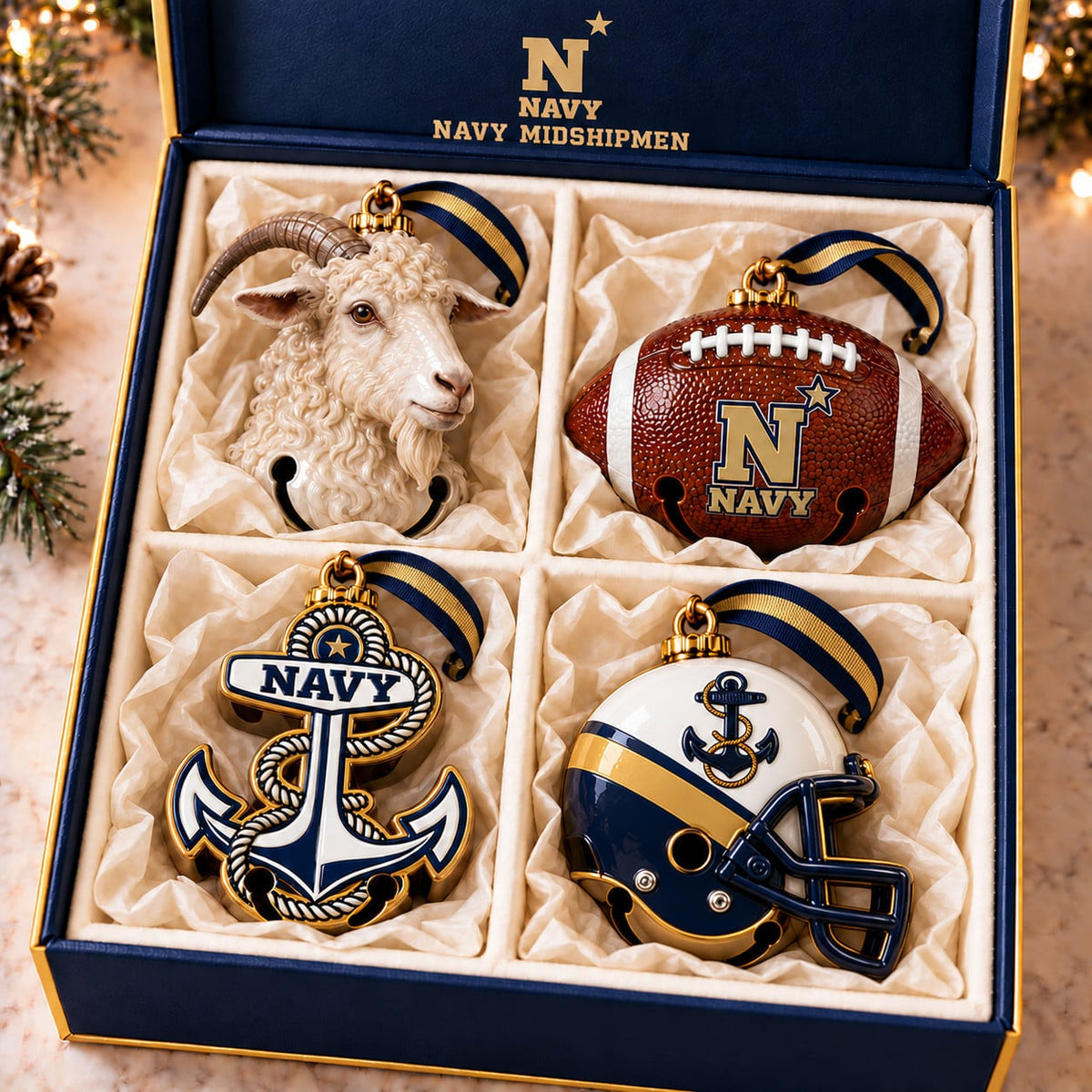Premium NMSM Christmas Bell Ornament PVNA