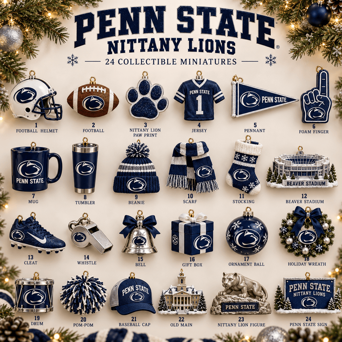 Premium PSNL Christmas Tree Countdown Calendar TNSM