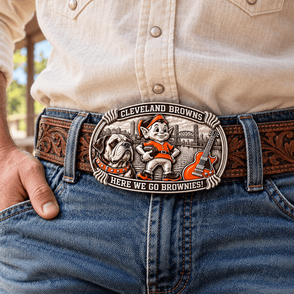 CLVB SCULPTED COLLECTOR BELT BUCKLE HQH