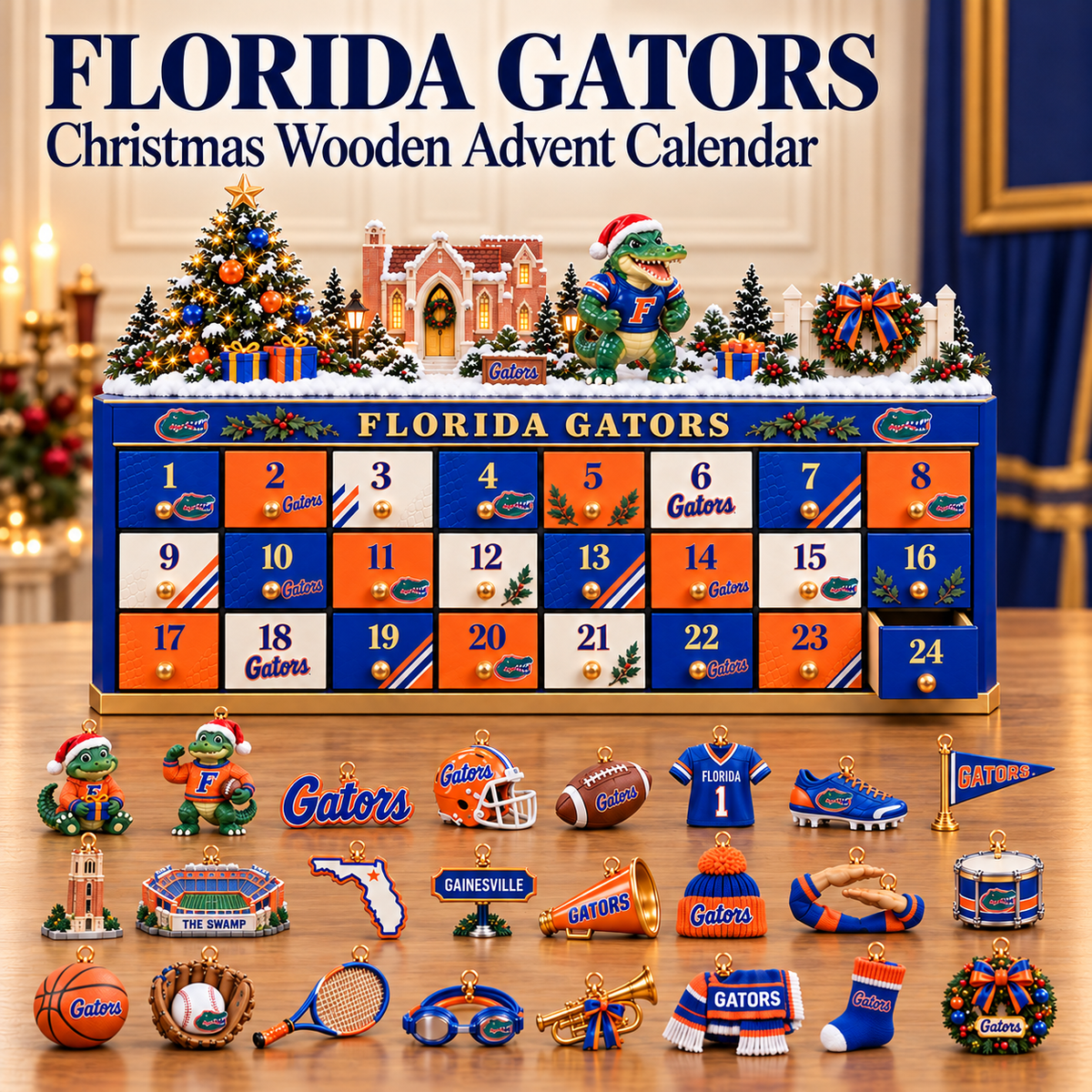 Premium FGT Christmas Wooden Advent Calendar TTMH