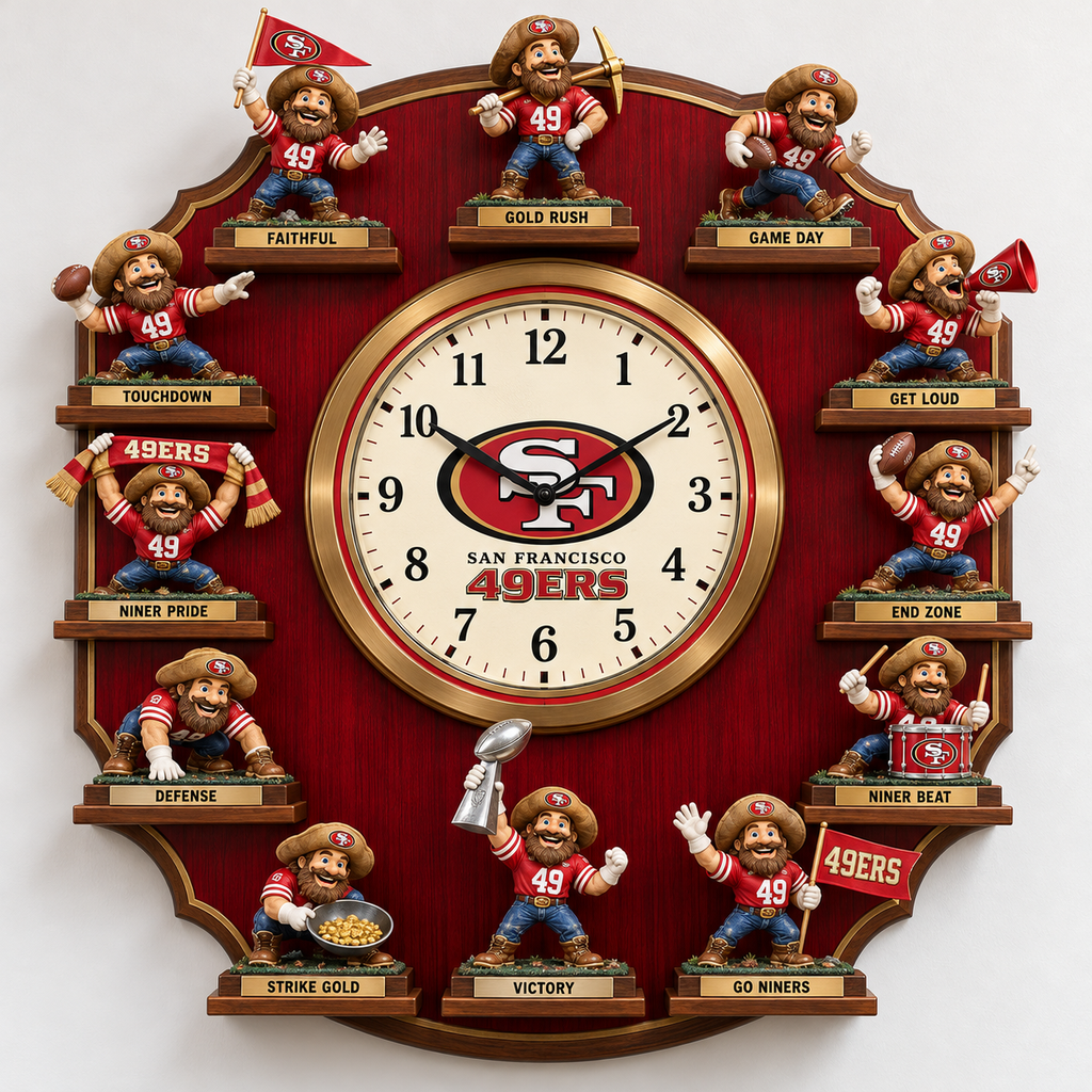 SF49 Premium Mascot Sculpture Clock Collection PTKL