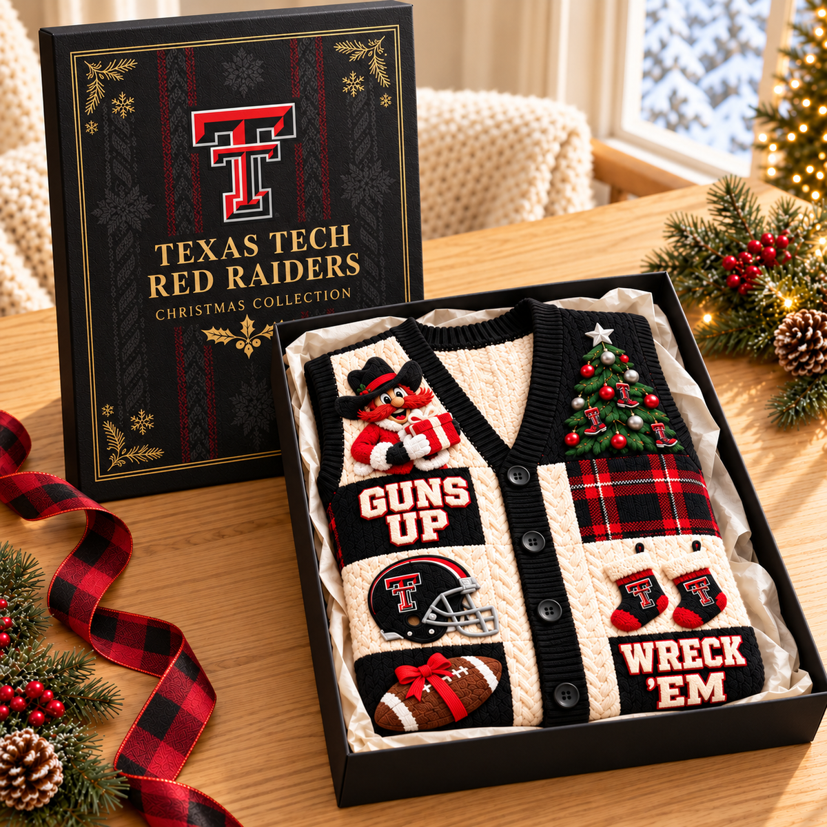 TTRR Premium Christmas Cardigan Vest TMH