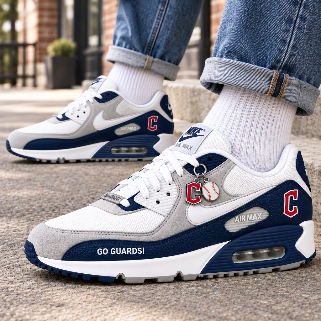 Cleveland Guardians Premium Low-Top Sneakers