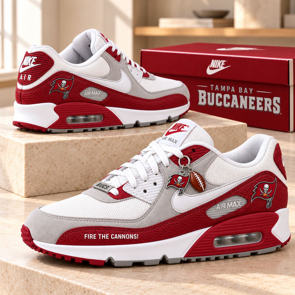 Tampa Bay Buccaneers Premium Low-Top Sneakers