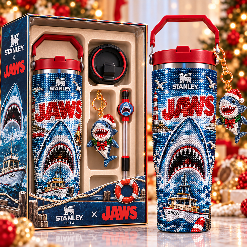 JAWS Premium Rhinestone Tumbler Gift Set NTNA