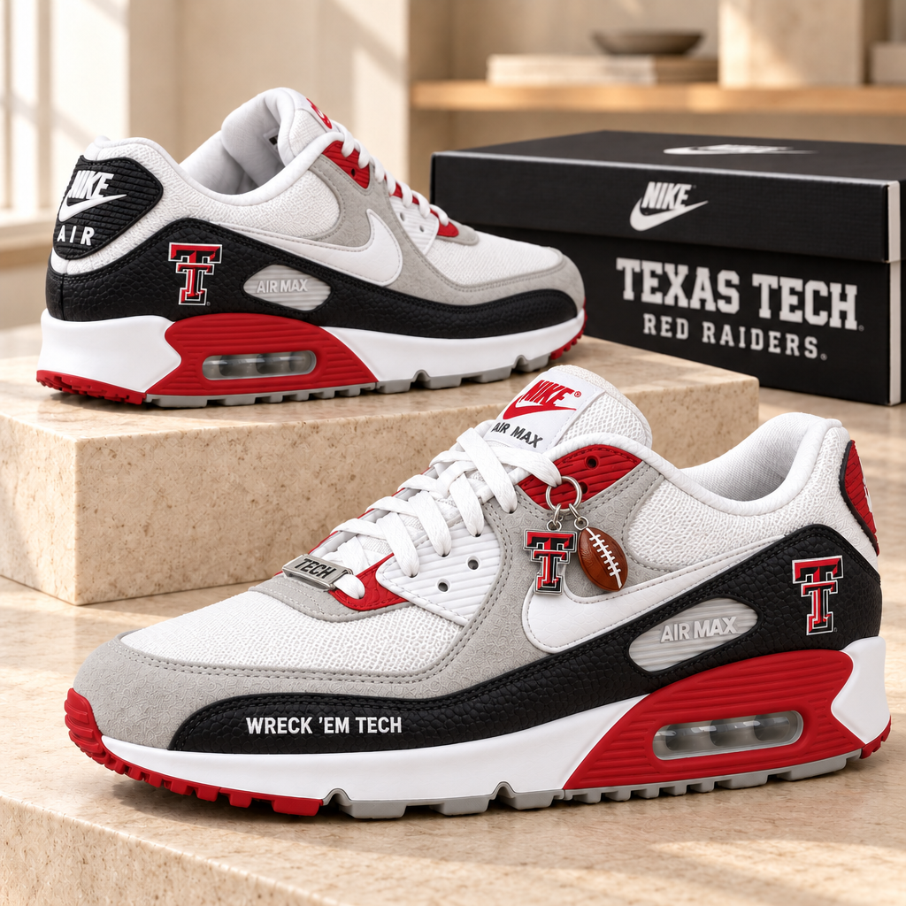 Texas Tech Red Raiders Premium Low-Top Sneakers