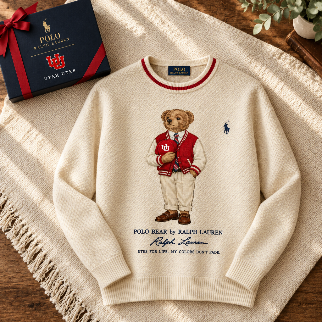 Utah Utes Premium Crewneck Sweater