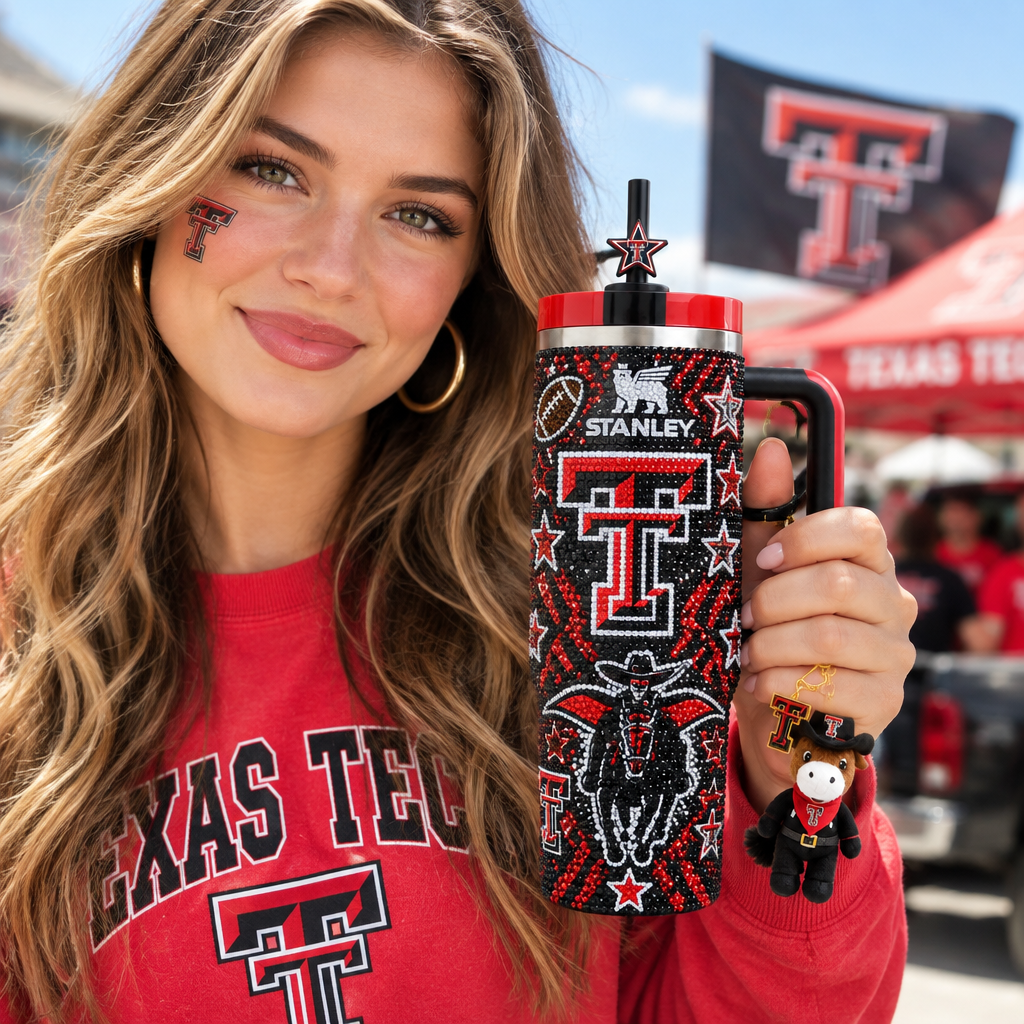 Texas Tech Red Raiders 40oz Tumbler With Handle TTNL