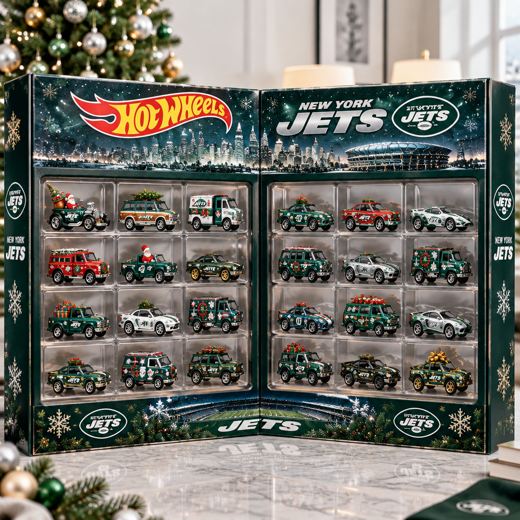 New York Jets Premium Mini Car Advent Calendar
