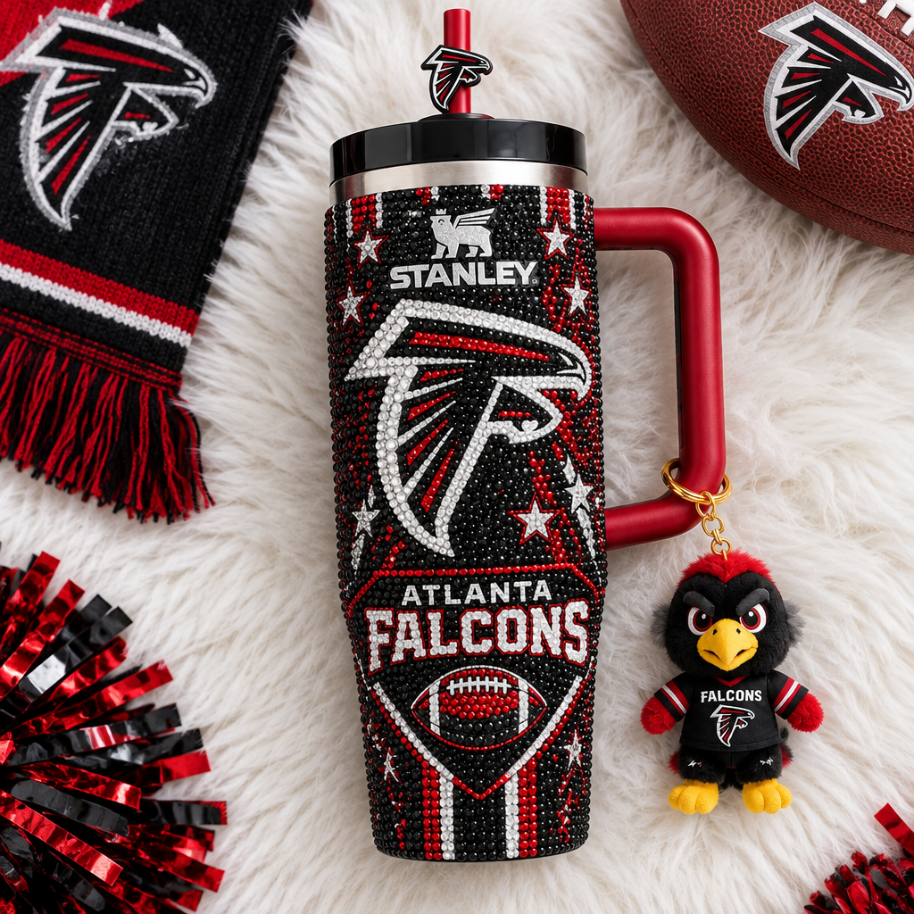 Atlanta Falcons 40oz Tumbler With Handle TTNL