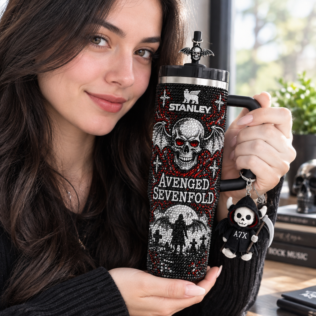 Avenged Sevenfold 40oz Tumbler With Handle TTNL